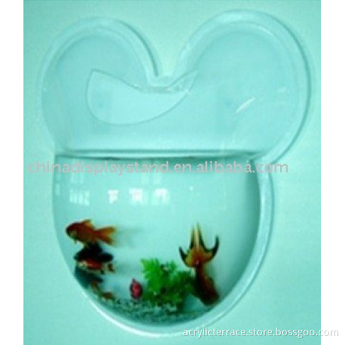 Acrylic slatwall fish tank
